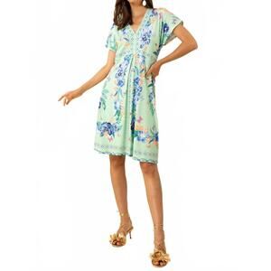NEW HALE BOB bridget jersey dress in mint green